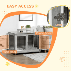 PawHut Dog Crate End Table PawHut Dog Crate End Table