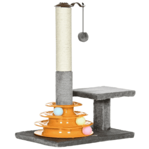 PawHut Cat Tree w/ Cat Toys 56cm