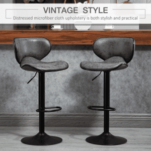 Homcom Vintage Bar Stools Set of 2