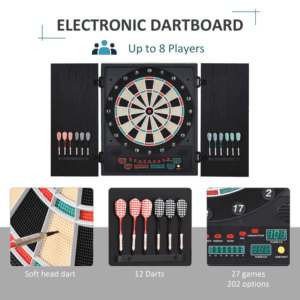 Homcom Electronic Dartboard w/ LED