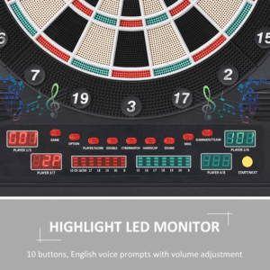 Homcom Electronic Dartboard w/ LED