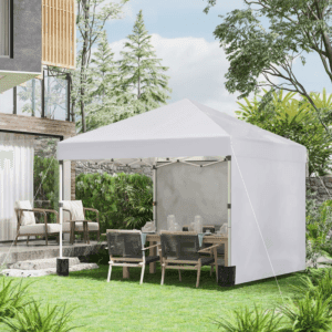 Outsunny 3 x 3m Pop Up Gazebo White
