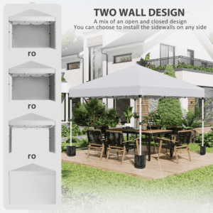 Outsunny 3 x 3m Pop Up Gazebo White