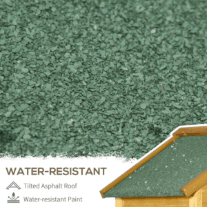 Outsunny Wooden Shed Tool Cabinet