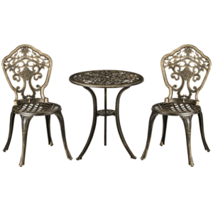 Outsunny Garden Bistro Set 3 Piece