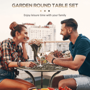 Outsunny Garden Bistro Set 3 Piece