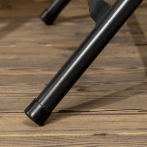 Outsunny Garden Table for 4 Round Steel Frame