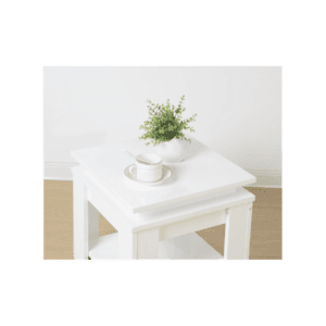 Effulgence Square Side Table w/ Blue LED Light