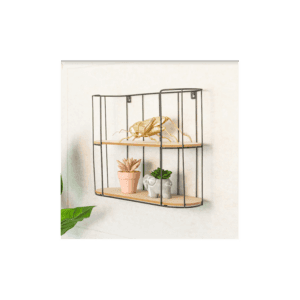 Chelf 2 Tier Bar Wall Shelf MDF + Iron