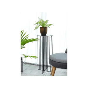 Slender Metal Flower Stand Side Table
