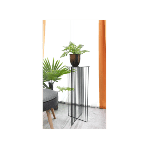 Slender Metal Flower Stand Side Table
