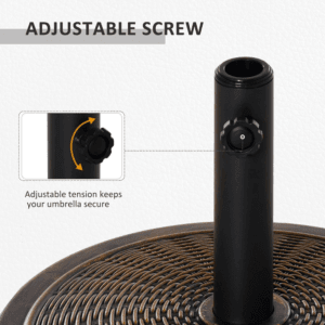 Outsunny Offset Umbrella Base Black