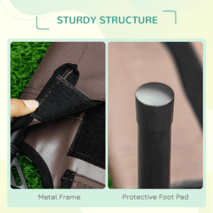 PawHut Elevated Dog Bed Cooling w/ Canopy