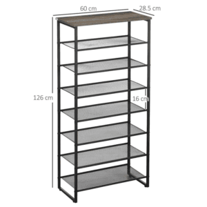 Homcom Shoe Rack 8-tier Shoe Storage