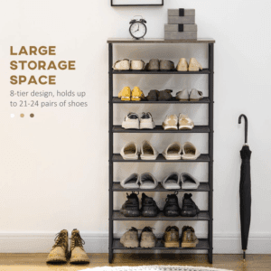 Homcom Shoe Rack 8-tier Shoe Storage