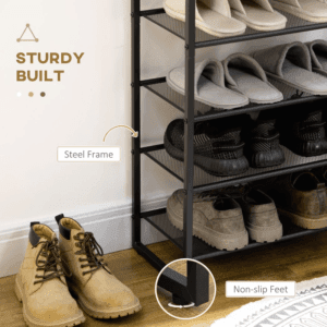 Homcom Shoe Rack 8-tier Shoe Storage