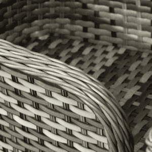 Outsunny 7pc Rattan Dining Set w/ Glass Table