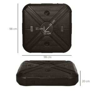 Outsunny Fillable Parasol Base