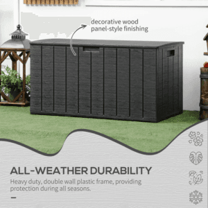 Outsunny Garden Storage Box 336L