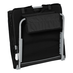 Outsunny 2pc Reclining Chair Set w/ Pillow Black