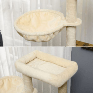 PawHut Litter Box Enclosure w/ Cat Tree