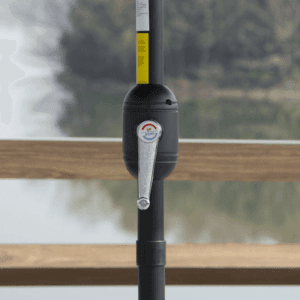 Outsunny Patio Umbrella Sunshade Canopy 2.6m