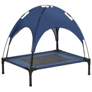 PawHut Elevated Dog Bed Cooling w/Canopy