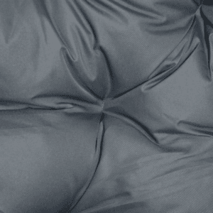 Outsunny Wicker Basket Chair with Cushion Rattan