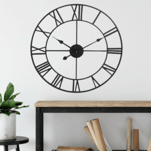 Roman Metal Wall Clock 40cm