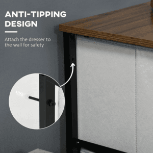 Homcom Chest of Drawers w/ 8 Drawers