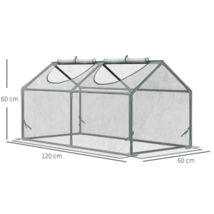 Outsunny Greenhouse w/ 2 Windows Clear