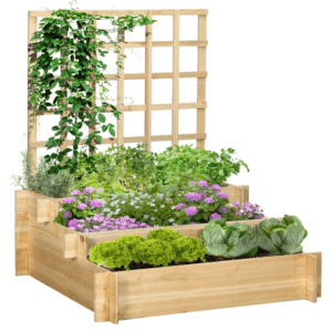 Outsunny 3 Tier Garden Planter