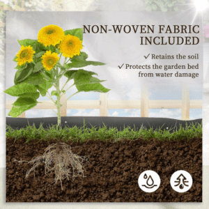 Outsunny 3 Tier Garden Planter