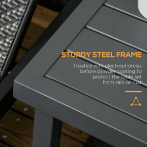 Outsunny Garden Side Table Coffee Table