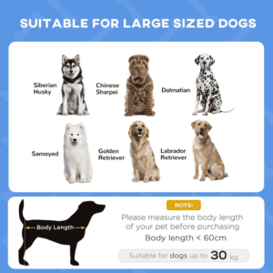 PawHut Elevated Dog Bed Cooling w/ Canopy