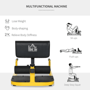 Homcom 3-IN-1 Squat Machine