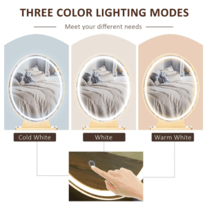 HOMCOM Dressing Table With Mirror