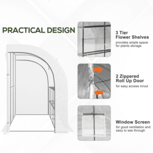 Outsunny Greenhouse Nursery w/ Cover