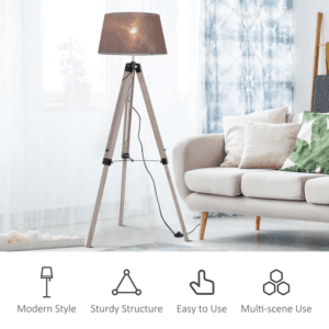 Homcom Tripod Floor Lamp Freestanding