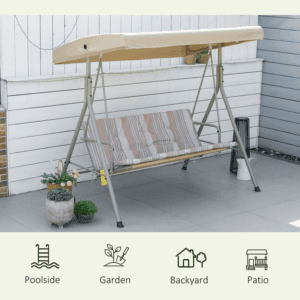 Outsunny 3 Person Swing Chair