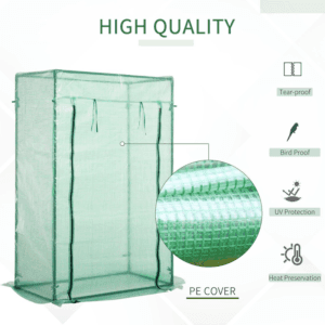 Outsunny Greenhouse w/ Roll-up Door