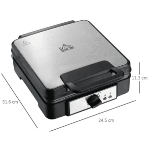 Homcom 4 Slice Waffle Maker 1200W