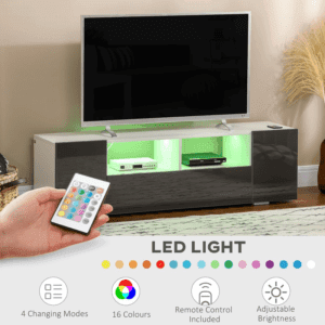 Homcom High Gloss TV Cabinet TVs up to 60"