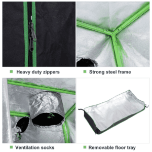 Outsunny Hydroponic Grow Tent