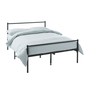House of Home Double Metal Bed Frame Black