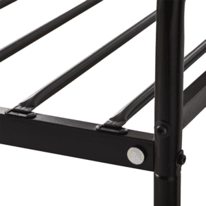 House of Home Double Metal Bed Frame Black