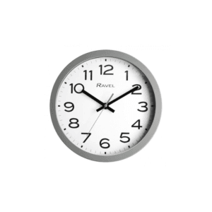 Ravel 25cm Wall Clock White Dial Grey