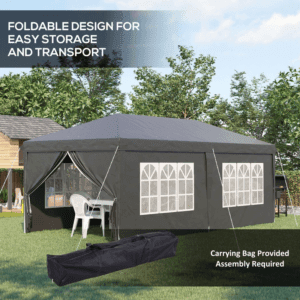Outsunny Pop Up Gazebo 3 x 6m