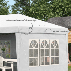Outsunny Gazebo Marquee 3 x 6m