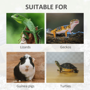 PawHut Tortoise House with Mesh Roof Grey PawHut Tortoise House with Mesh Roof Grey